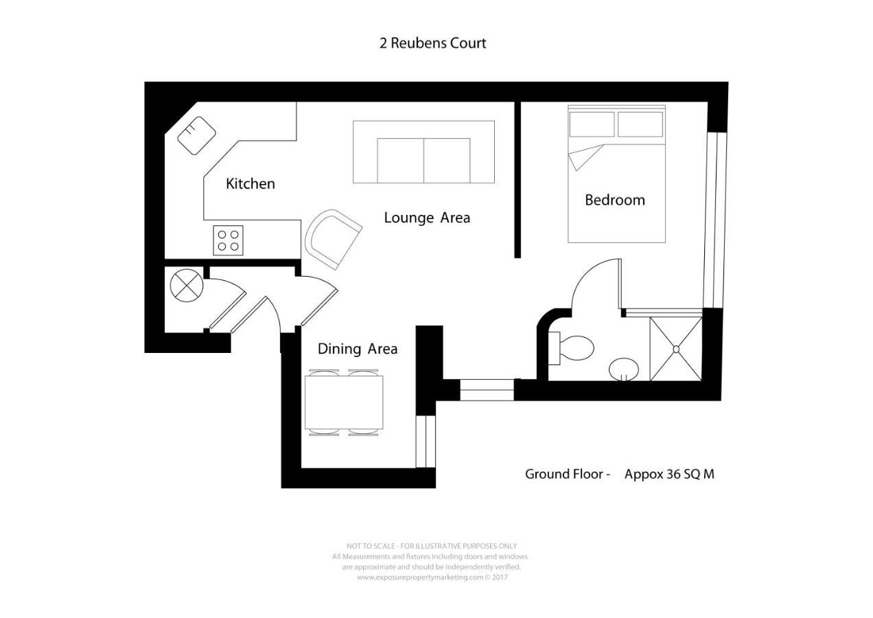 City Apartments - Reubens Court York Bagian luar foto