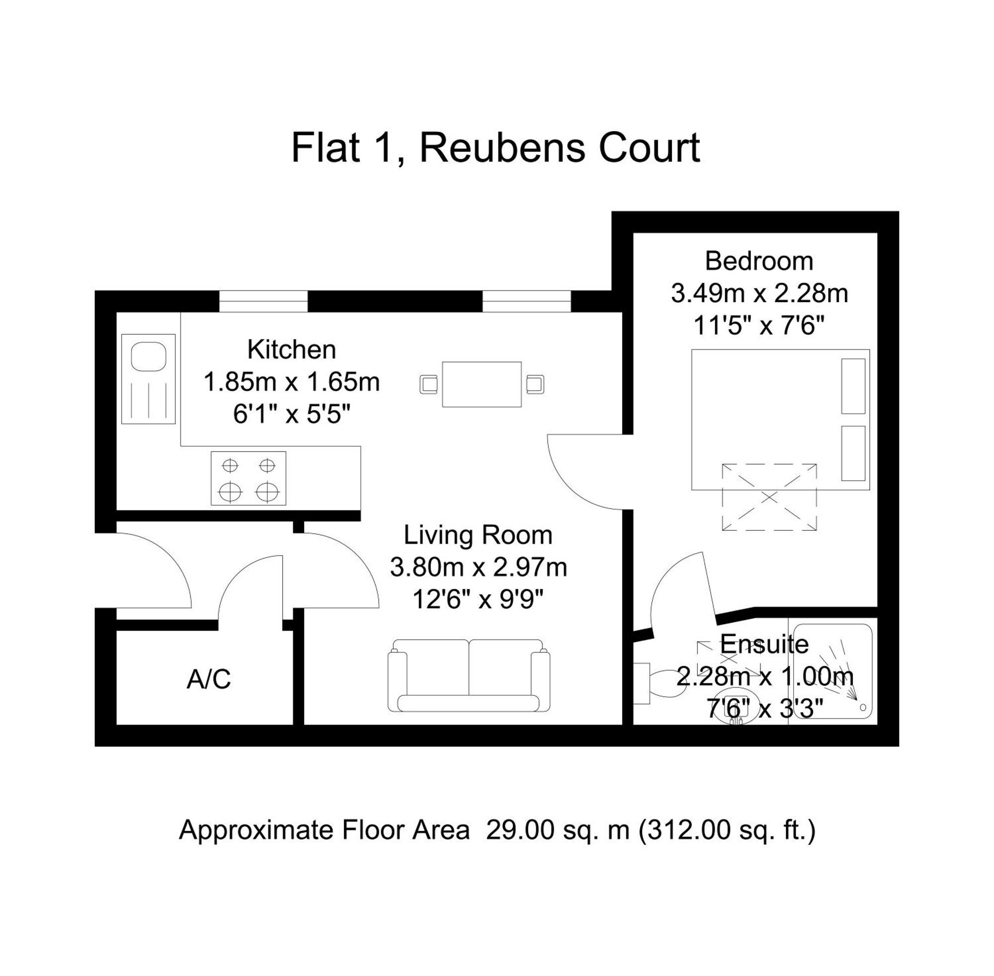 City Apartments - Reubens Court York Ruang foto